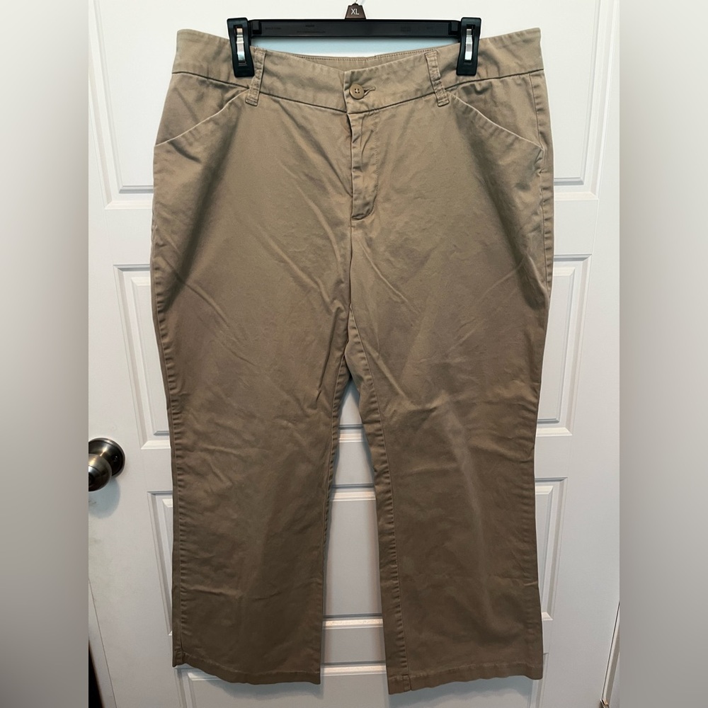 Riders by Lee womens Khaki curvy trousers